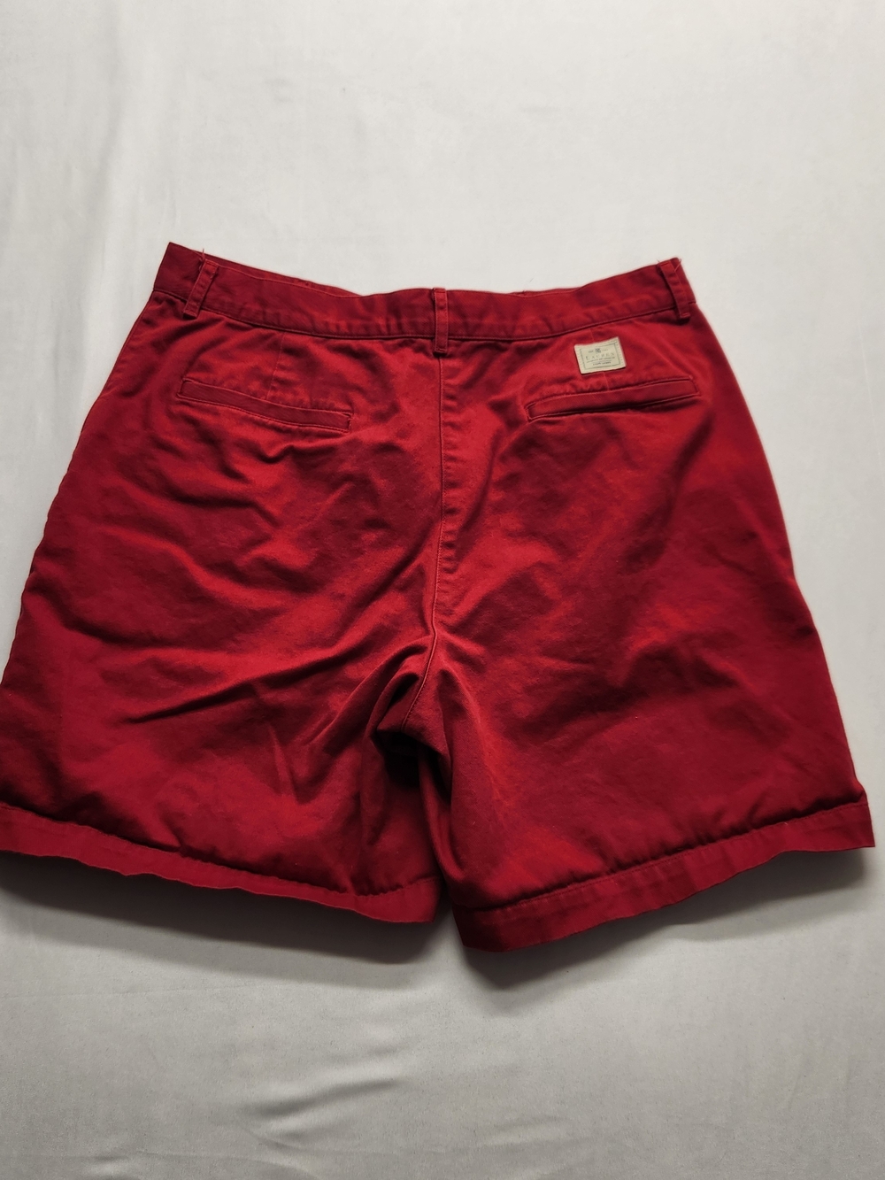⭐️Vintage Lauren Ralph Lauren Red Shorts Size 10 Vintage Y2K 100% Cotton Preppy - Picture 9 of 12